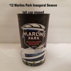 '12 Marlins Park Inaugural Season tall cup unused